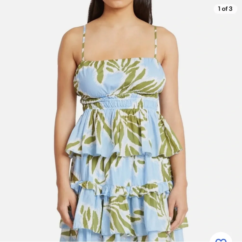 Tanya Taylor‎ Polina Top and Hazelle Skirt Matching Set Tropical Print Size: 1X